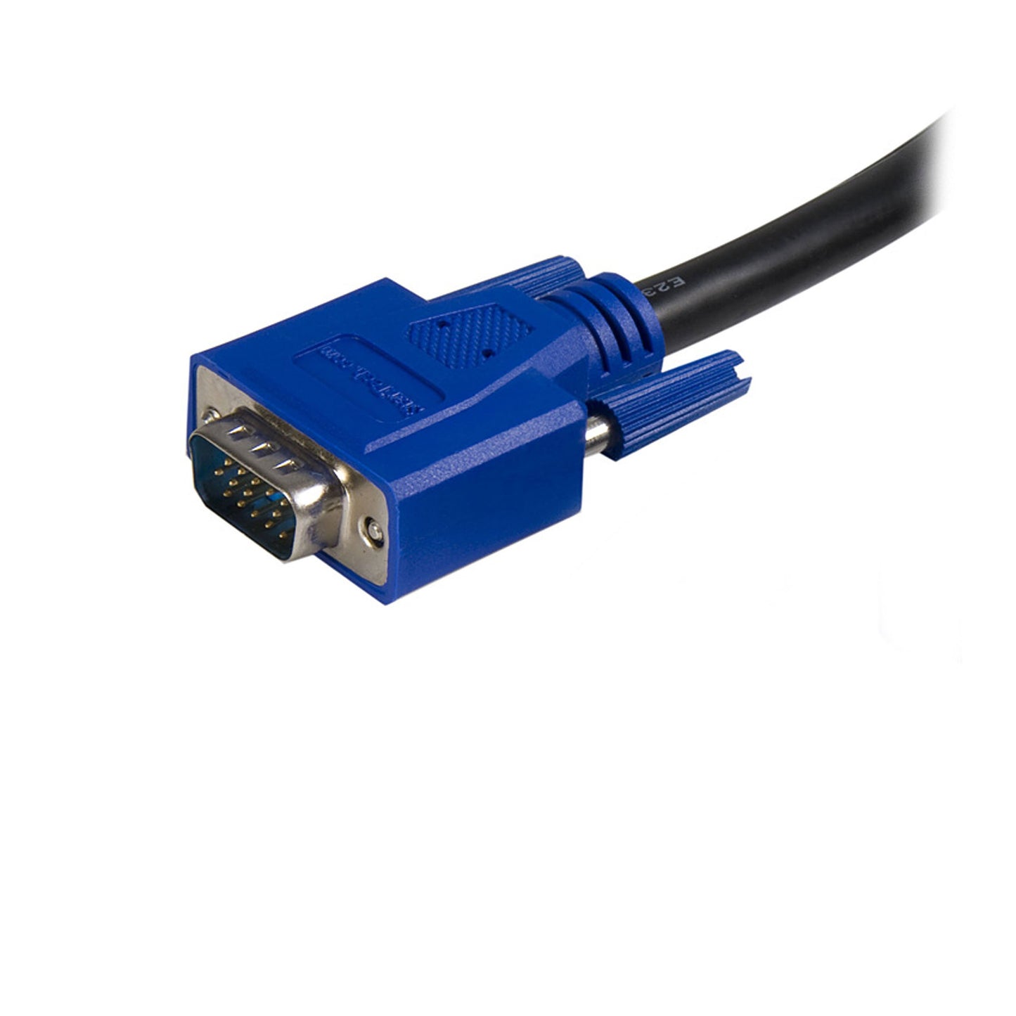 StarTech.com 2-in-1 Universal USB KVM Cable - Video / USB cable - HD-15 (VGA), USB Type B (M) to USB, HD-15 (VGA) - 15 ft - SVUSB2N1_15, Black