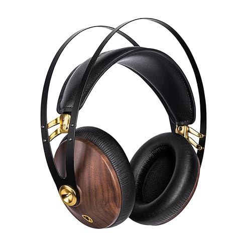 MEZE AUDIO | 99 Classics Walnut Gold | Wooden Closed-Back Headphones for Audiophiles | Gaming | Podcasts | Home Office | Wired Over-Ear Headphones…