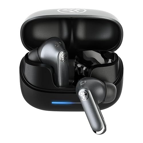JLab Epic Pods ANC True Wireless Bluetooth Earbuds, Hybrid Dual Driver System, Knowles Balanced Armature, Adaptive Noise Canceling, 56+ Hours…