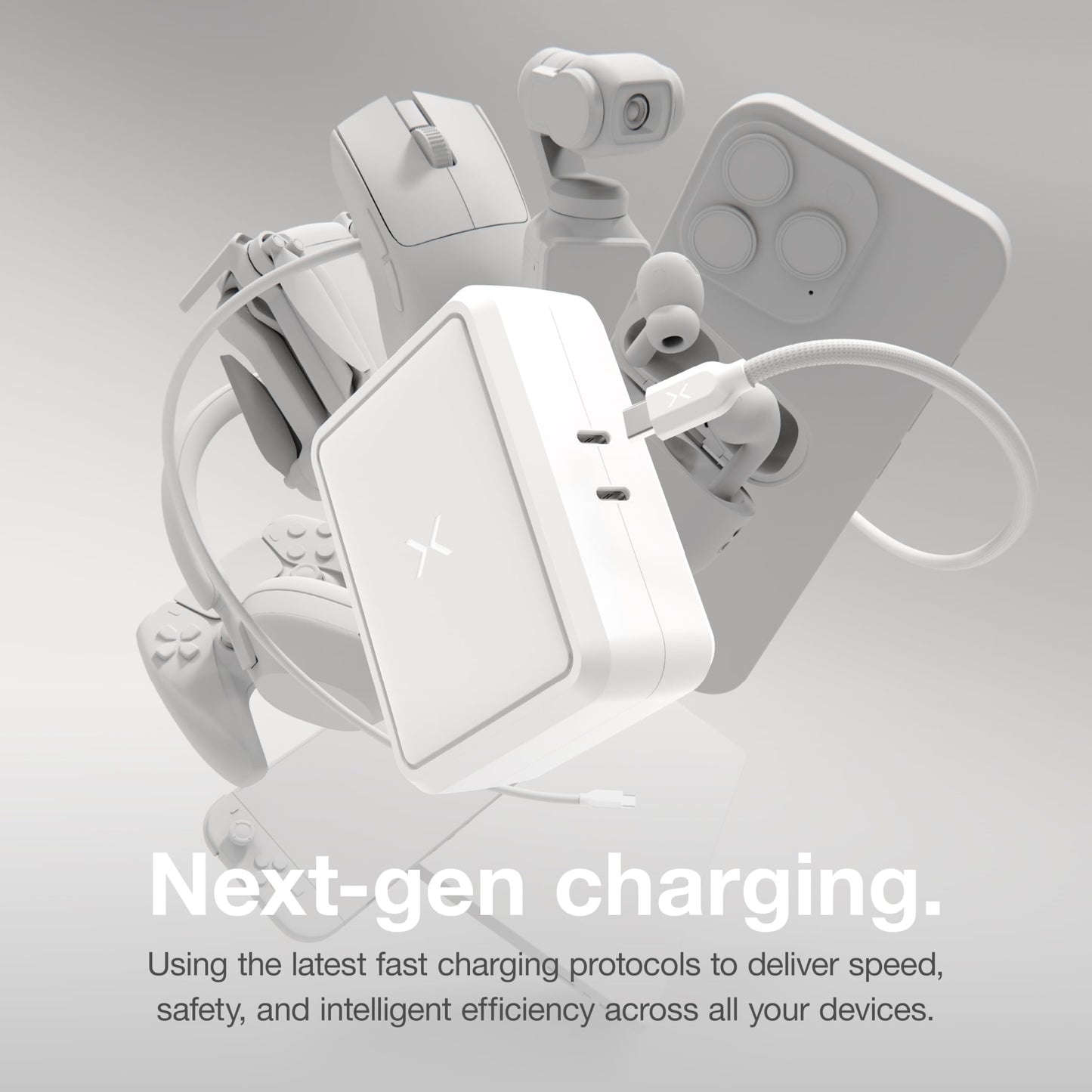 NOCO XGrid X140: 140W USB-C Charger - Dual Port GaN Power Adapter with PD 3.1, QC 5.0, and PPS - Fast Charging with Smart Power Distribution