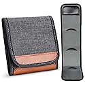 KELIJIE Professional photography Filter Holder Belt Bag Pouch waterproof and dustproof design, suitable for 25mm-82m Filter bag Three, Pack of 1
