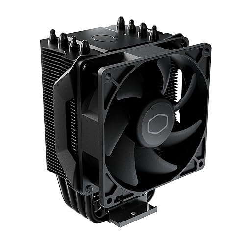 Cooler Master Hyper 411 Nano CPU Air Cooler, SickleFlow 92 PWM Fan, 4 Copper Heat Pipes, 136mm Tall, Sleek Top Cover, AMD Ryzen AM5|AM4, Intel LGA