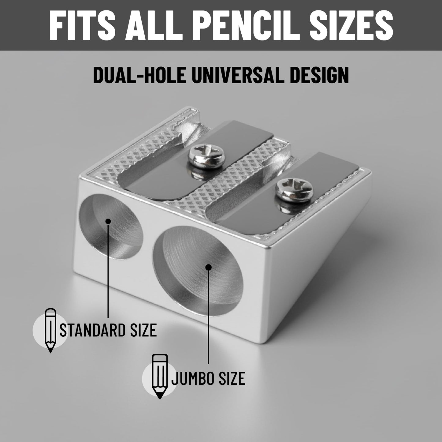 Mr. Pen- Handheld Metal Pencil Sharpener, 6 Pack