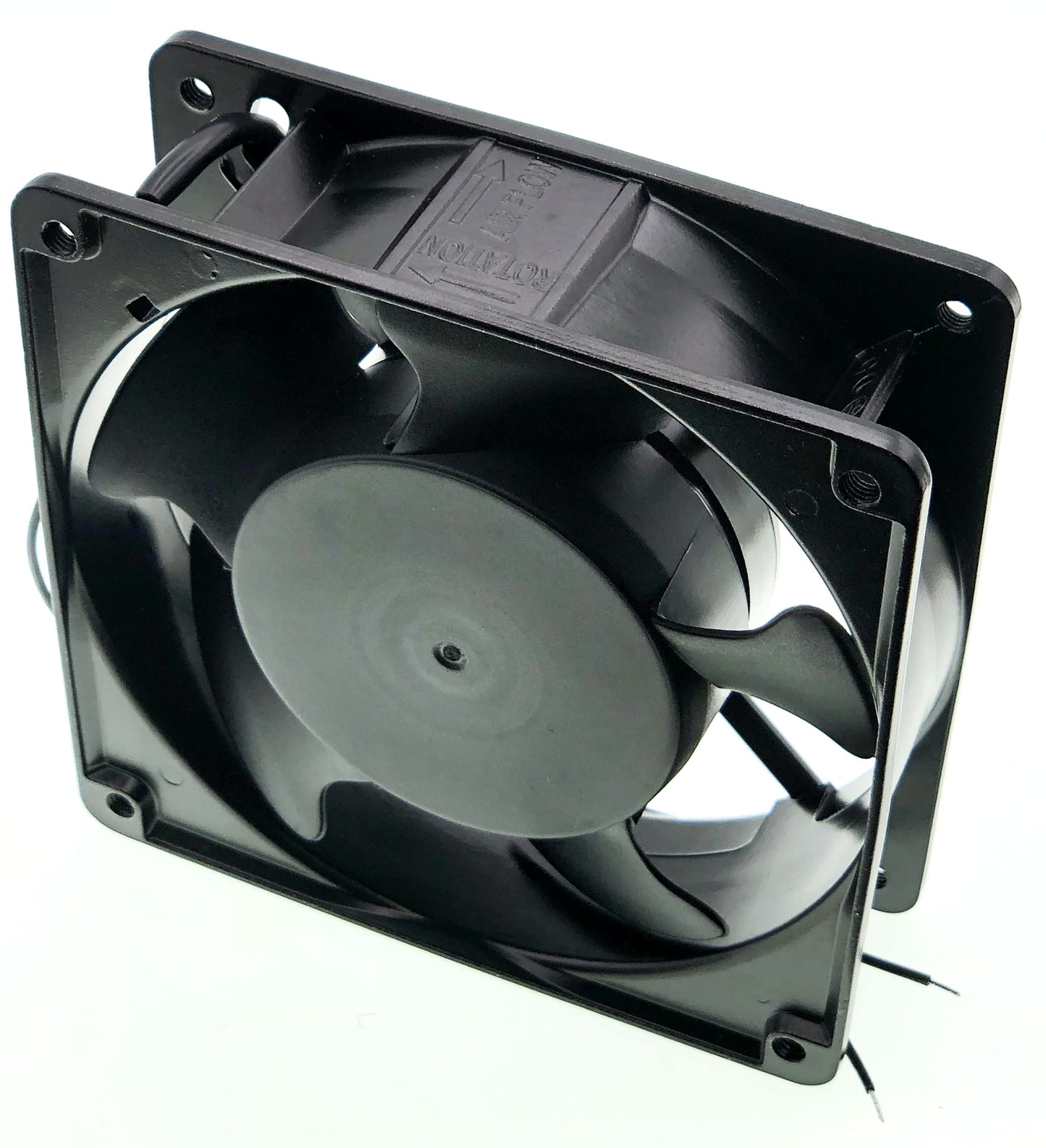 New Aluminum Frame Cooling Fan for MECHATRONICS UF12A12-BTH AC 115V 50/60Hz 120mm Fan 14/16 WATT P/N?UF12A12 Size:120x120x38mm.