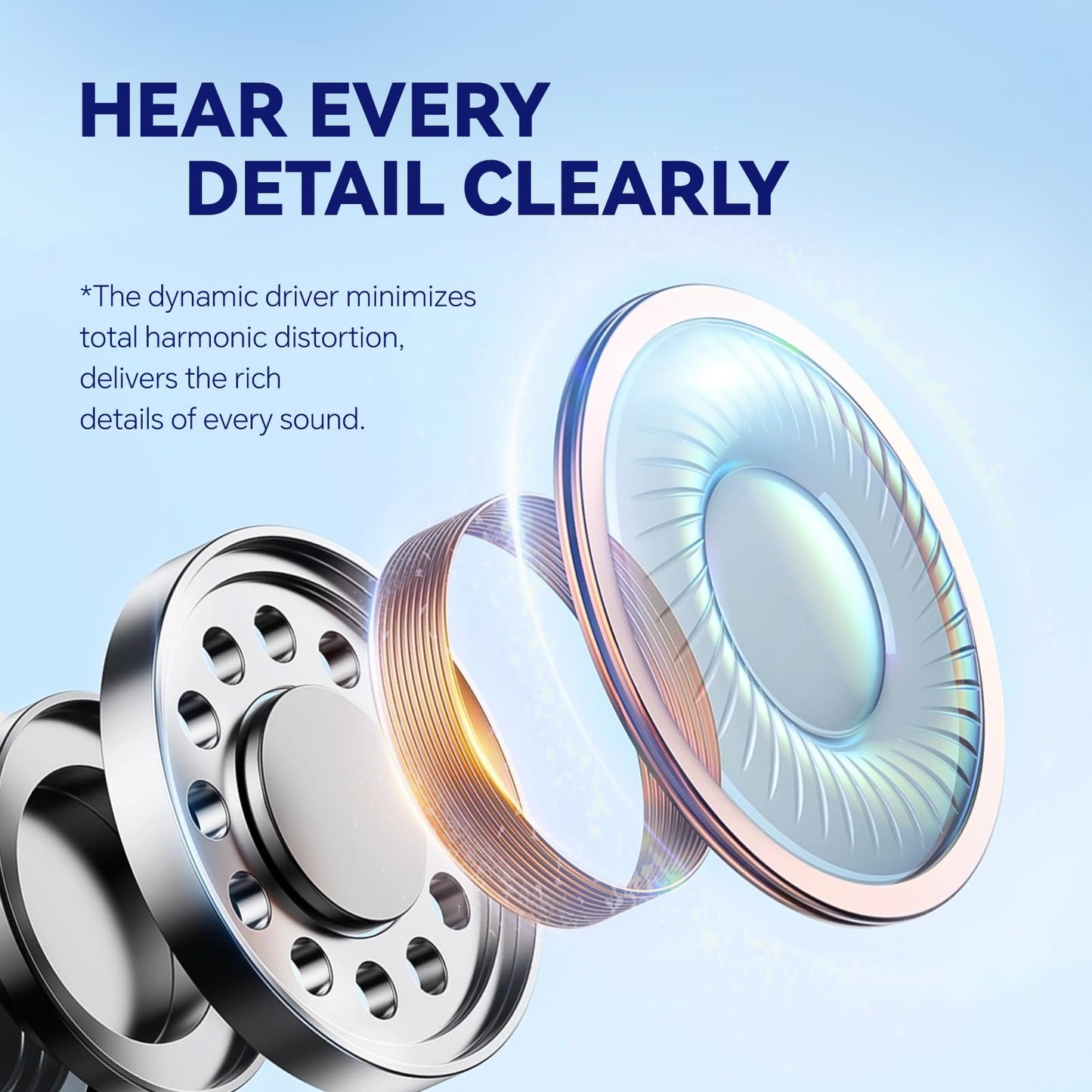 TONEMAC H2 Wireless Headphones,Over Ear Bluetooth Headphones,50H Playtime,Wireless Headset with Mic,Foldable Lightweight Bluetooth Headset with Deep…