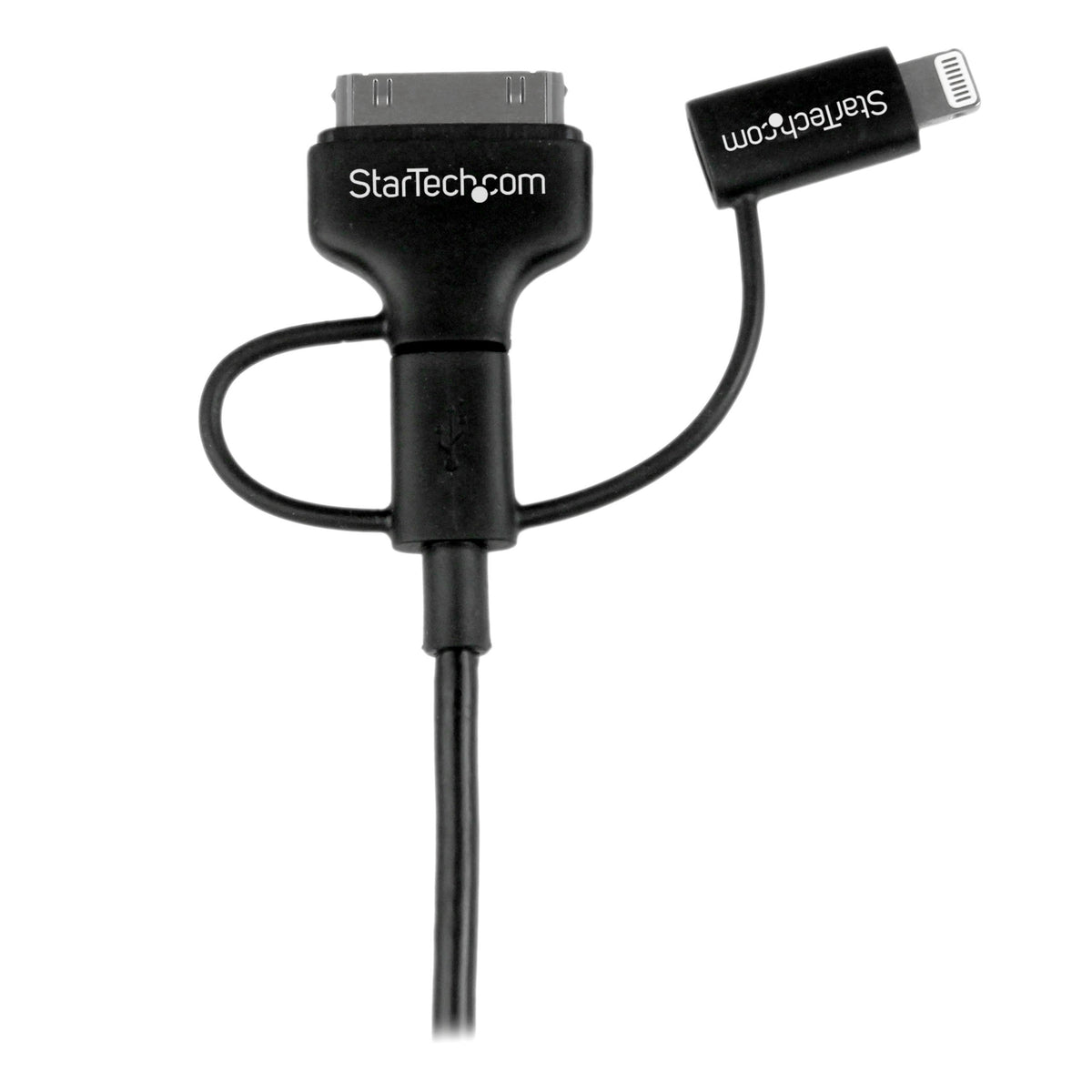 StarTech 3ft/1m Lightning, 30-pin Dock, Black (LTADUB1MB)