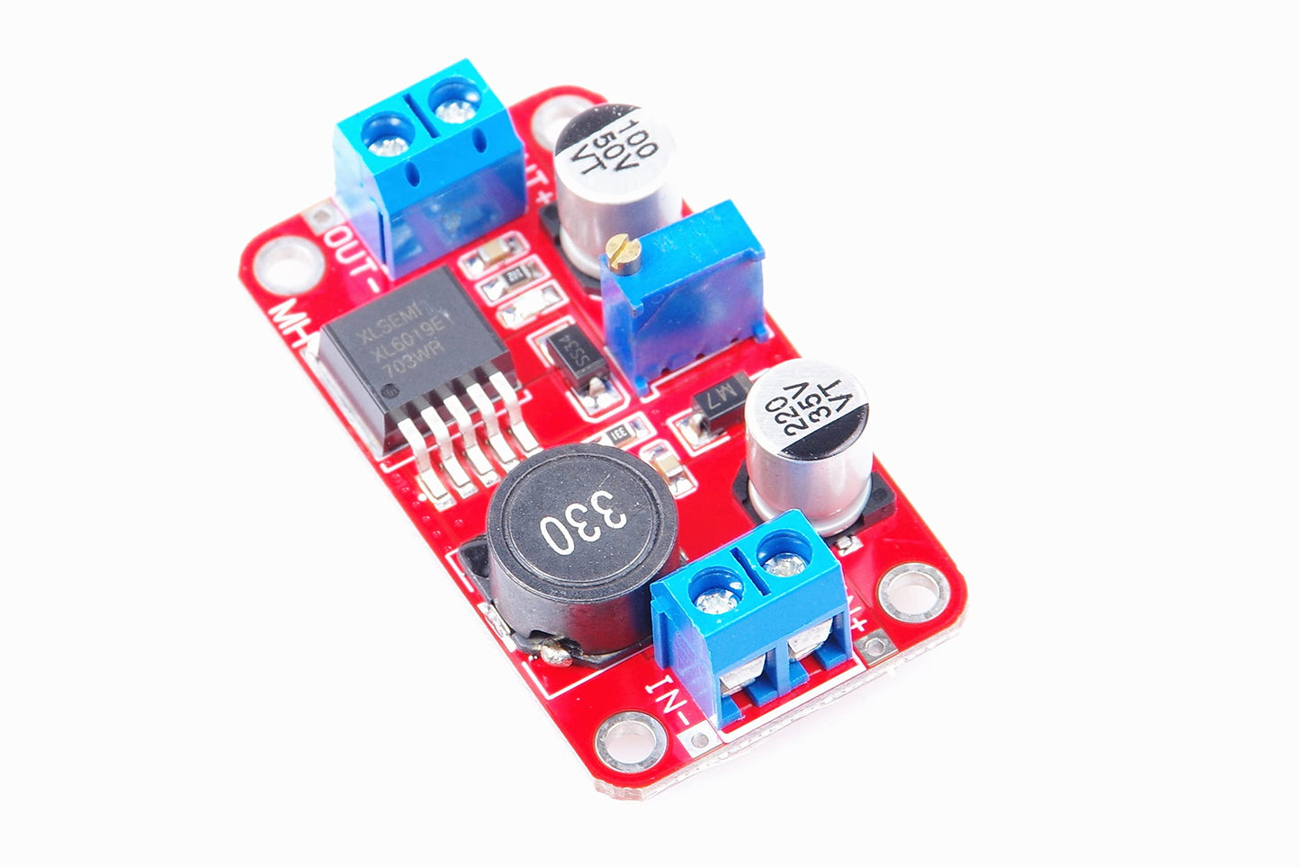 KNACRO XL6019 5A High Power Current DC to DC Step-up 5V 6V 12V 24V 3-35V to 5-40V XL6019 Converter Adjustable Voltage Regulator Power Modules Boost…