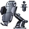 andobil Car Phone Holder, 2026 Military-Grade 89lbs Strongest Suction Phone Holders for Your Car Dashboard/Windshield/Vent Easy Clamp Car Phone Mount