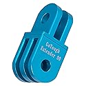 Fotodiox GoTough Blue 90 Degree Extender Arm - Metal Extension Arm with 90 Degree Turn Compatible with GoPro HERO3, HERO3+, HERO4, HERO5, HERO6, HERO7
