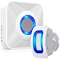 Fosmon WaveLink Door Chime Driveway Alarm Guard Wireless Motion Sensor (500 Feet, 58 Tunes, 5 Volume Levels, LED Indicators) Motion Detector