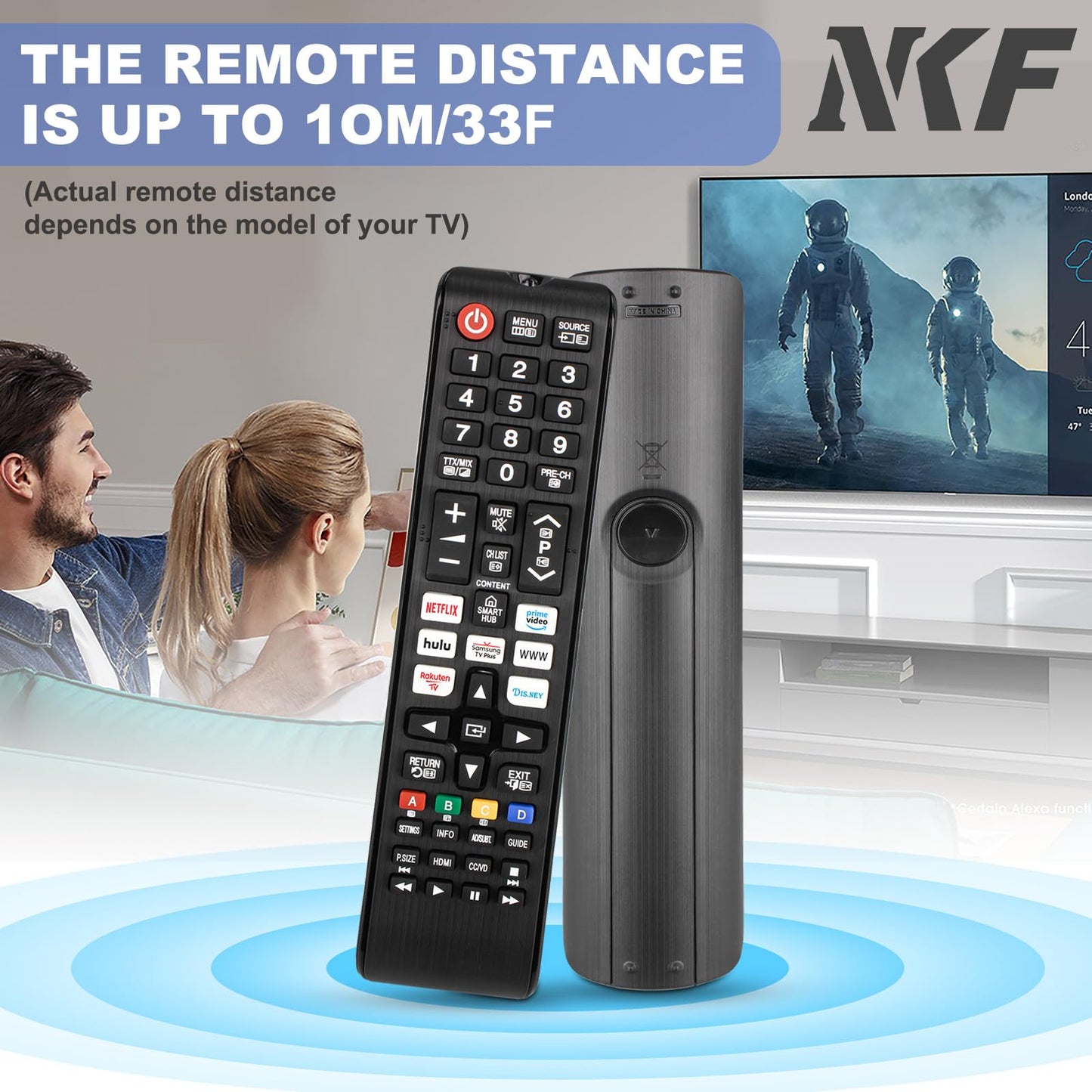 Universal Remote for All Samsung TV Remote Replacement Compatible for All Samsung Smart LCD LED HDTV 3D TVs BN59-01315J BN59-01315A BN59-01301A