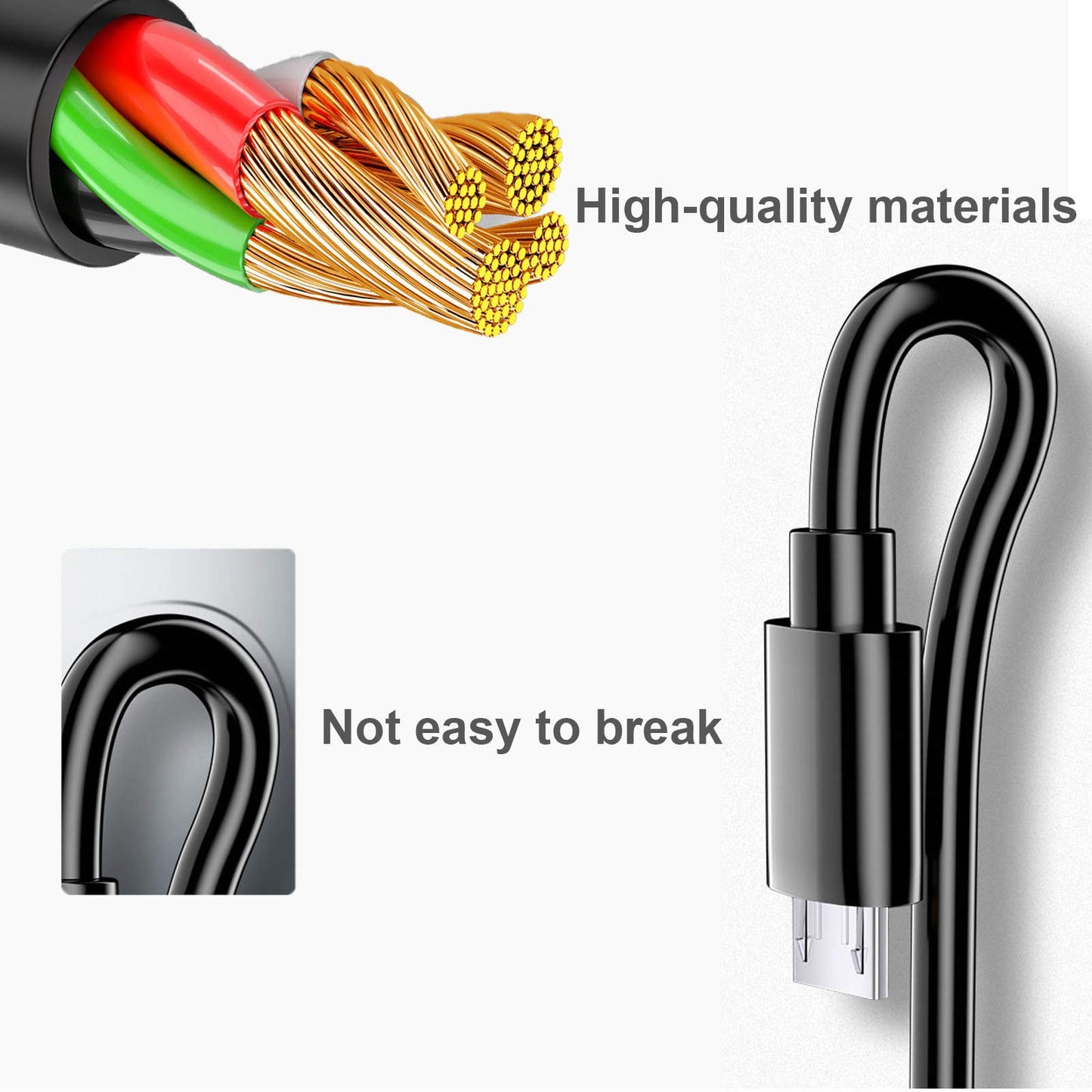 LOXIGIOER Power Cord Replacement for Anker Soundcore Speaker Headphones Earbuds,OontZ Angle 4 3 Bluetooth Portable Speaker Charging Cable Cord