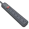 Kensington Guardian 6 Outlet Power Strip, 15ft Surge Protector, 15-Foot Cord, 540 Joules, Black(K38215NA)
