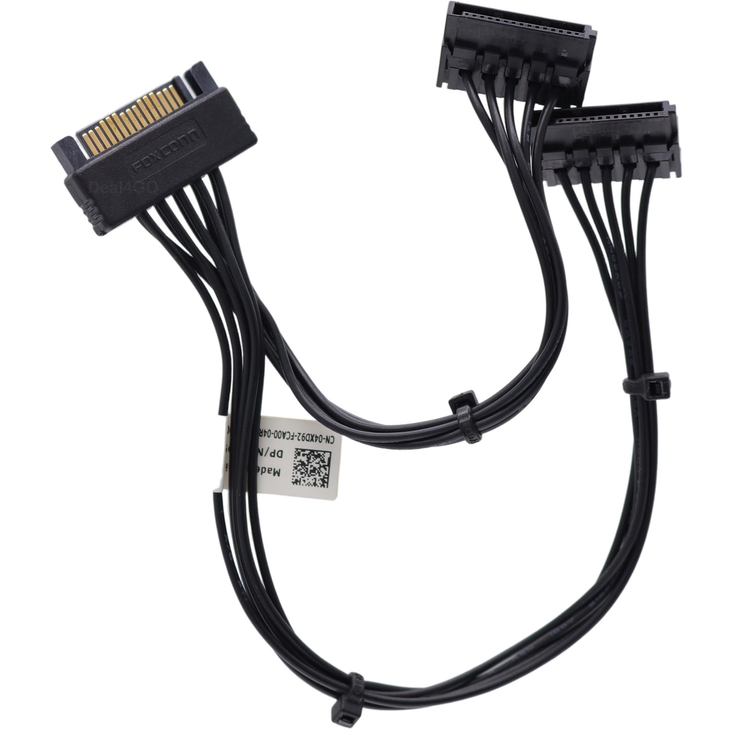 Deal4GO SATA Power Hard Drive HDD Cable 4XD92 replacement for Dell XPS 8940 8950 OptiPlex 7000 7010 Precision 3640 3650 MT Tower Desktop, Black