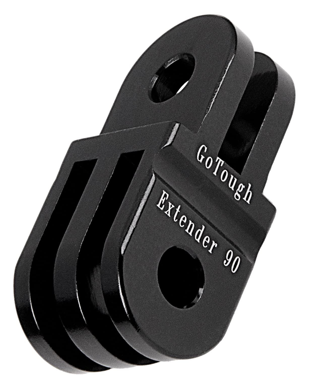 Fotodiox GoTough Black 90 Degree Extender Arm - Metal Extension Arm with 90 Degree Turn Compatible with GoPro HERO3, HERO3+, HERO4, HERO5, HERO6