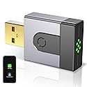 2-in-1 Mini Wireless CarPlay Adapter for Apple CarPlay & Android Auto,Upgrade Wired to Wireless, Fast Auto-Connect, Plug & Play (iOS 10+, Android 10+