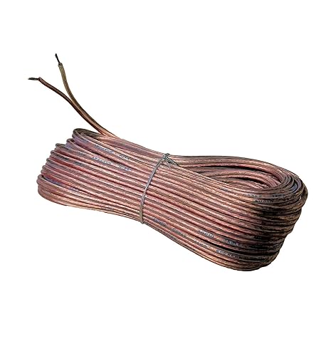 IMC Audio 14 AWG Speaker Wire, 14 Gauge, Clear, Copper Clad Aluminum, 50 Feet, Home Theater, Car Audio, Subwoofers, Surround Sound