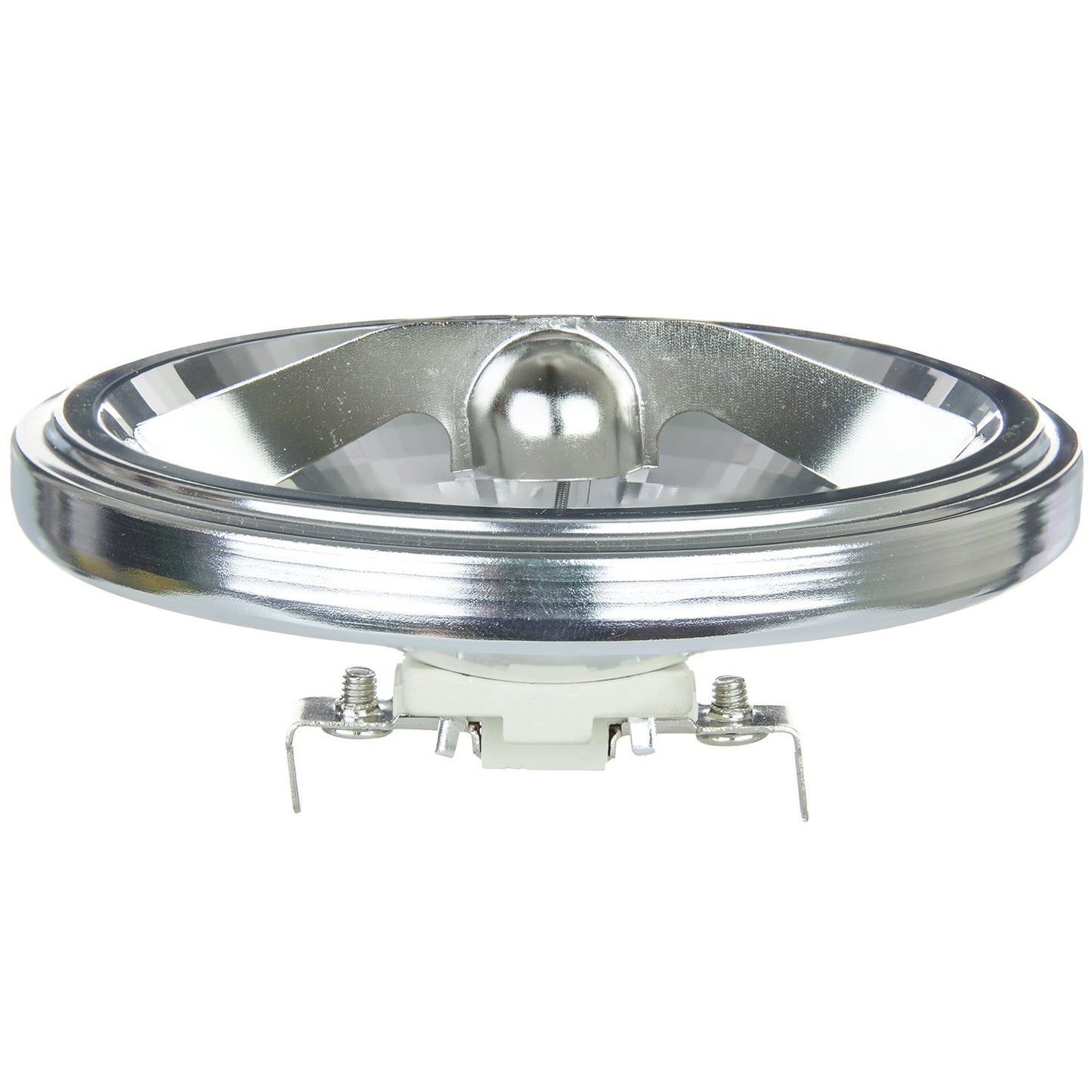 Sunlite40748-SU 50AR111/SP/12V 50 Watt, 8° Spot, AR111 Halogen Spotlight Reflector Lamps, 12-Volts, Screw Terminal Connection (G53), Dimmable, 13,500