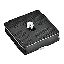 Acouto for PU40 Quick Release Plate with 1/4inch Screw Mount for Tripod Ball Head SLR Camera Alloy Rubber