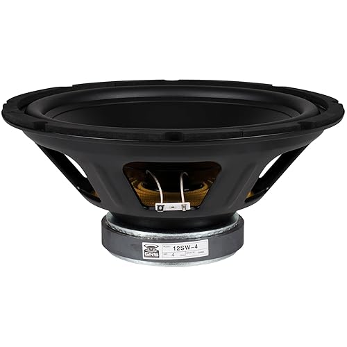 GRS 12SW-4 12" Poly Cone Subwoofer 4 Ohm
