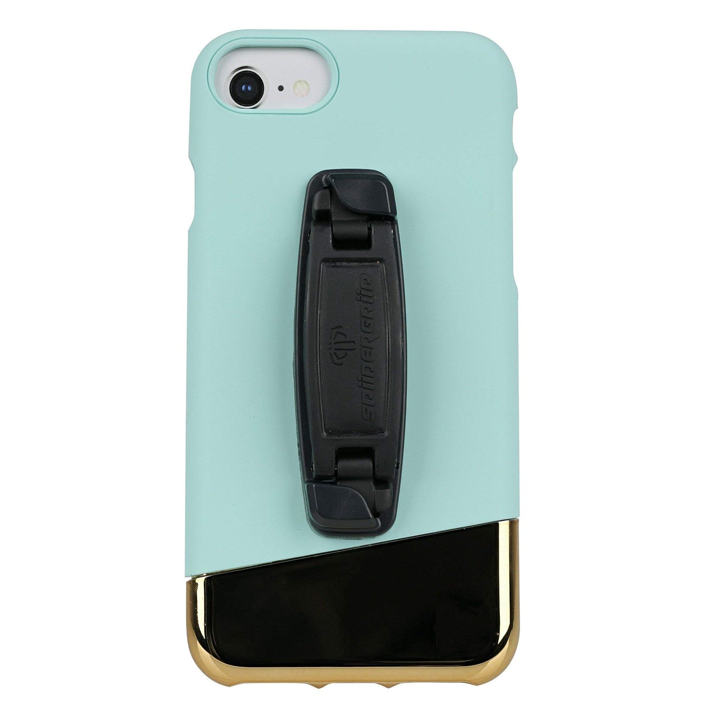 SpiiderGriip 360 Rotating Phone Grip - Flat-Fold Kickstand & Secure Strap - Works with iPhone, Android, Tablets & Cases - Comfortable & Durable