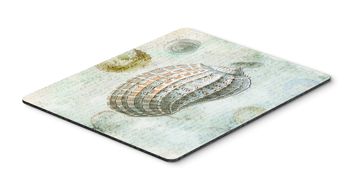 Caroline's Treasures SB3029MP "Beach Conch Shell Top Mouse Pad, Hot Pad or Trivet" for Home Office Gaming Working Computers Laptop Mouse Mat,Washable