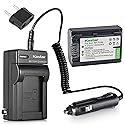 Kastar Battery and Charger Replacement for Sony DCR-SR68 DCR-SR88 DCR-SR15 DCR-SR20 DCR-SR21 DCR-SR58 DCR-SR73 DCR-SR78 DCR-SR83 Handycam Camcorder