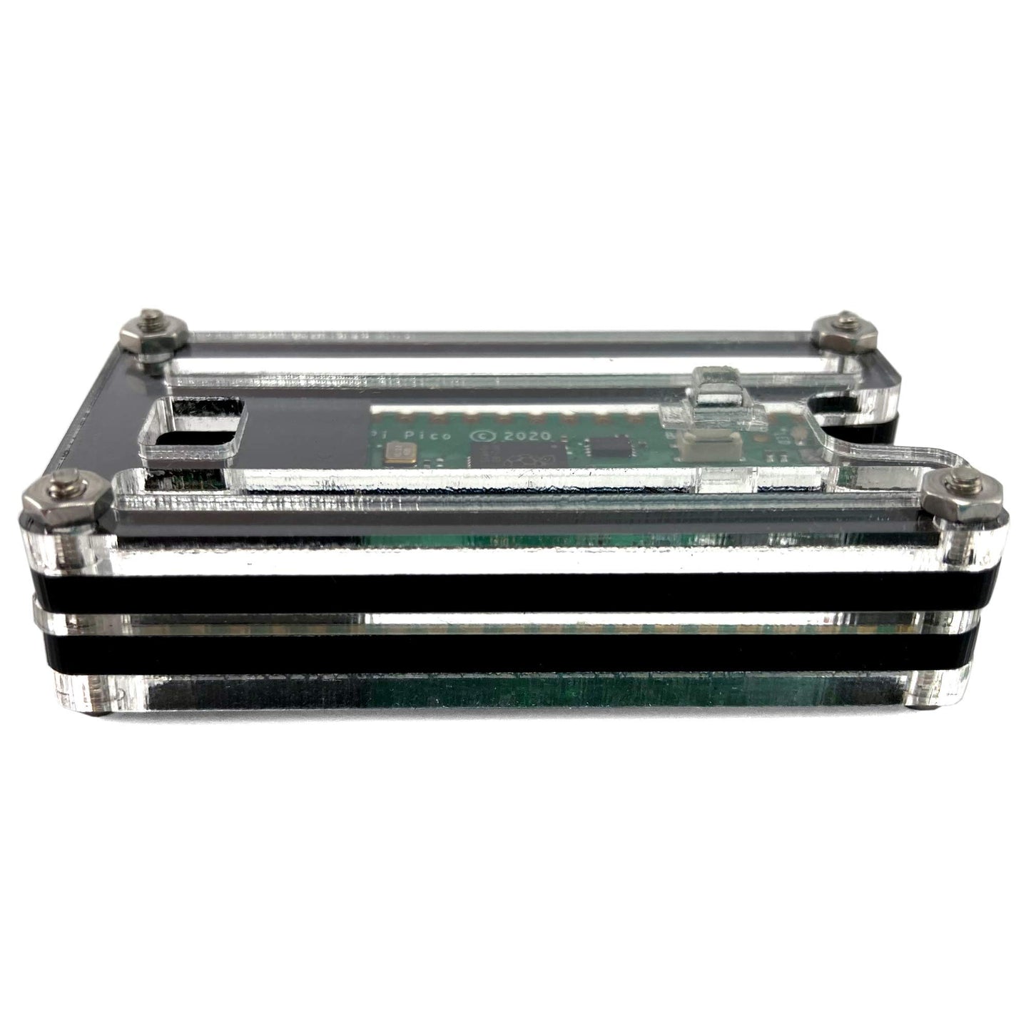 C4Labs Zebra Pico W Case - for The Raspberry Pi Pico W/Pico 2 / Pico 2W - Three Pack