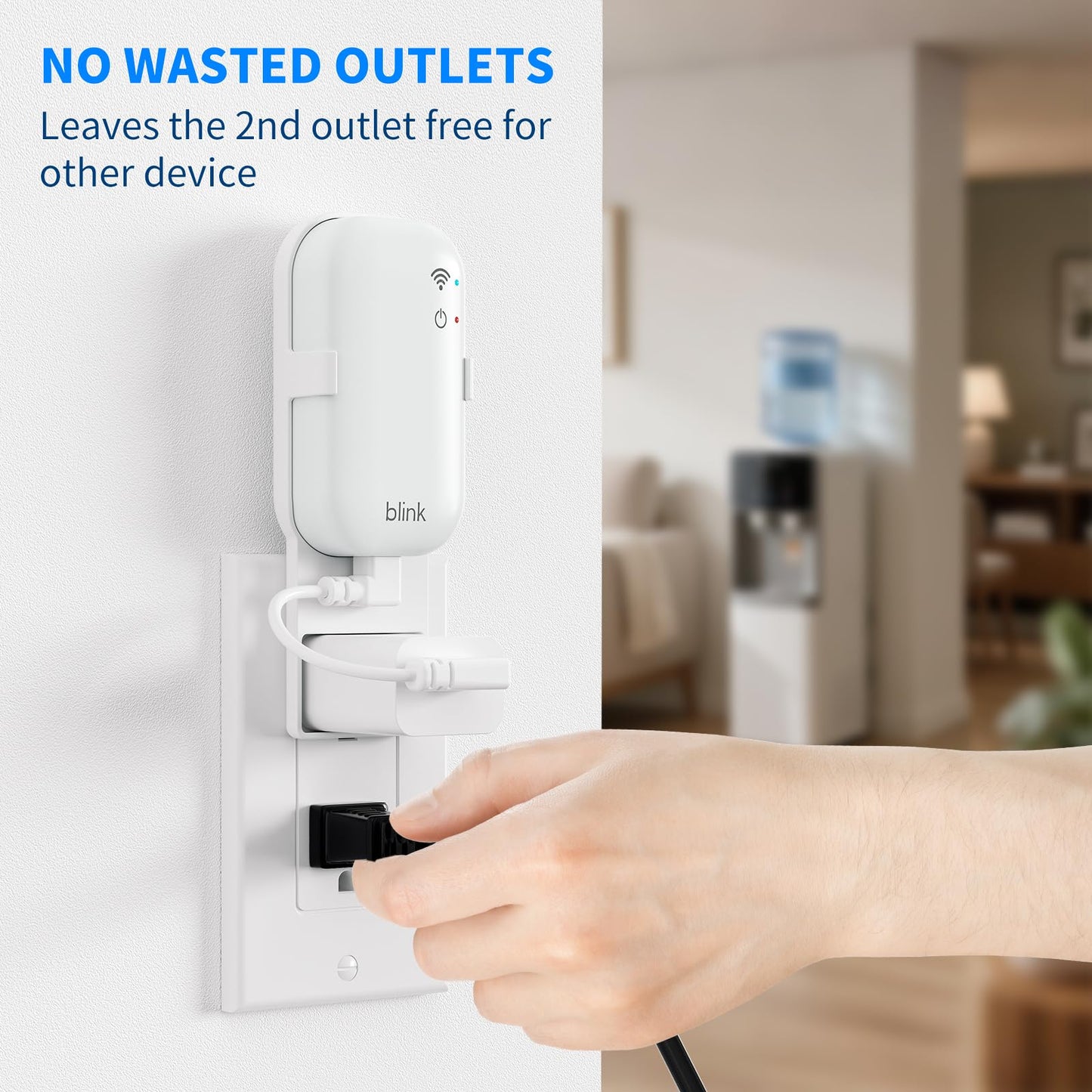Blink Doorbell Mount for All-New Blink Video Doorbell, with Outlet Wall Mount for Sync Module Core,No Drilling No Screws Camera Mounting Holder, Easy