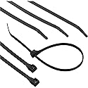 Cable Ties, Black Nylon, 11-In., 8-Pk.