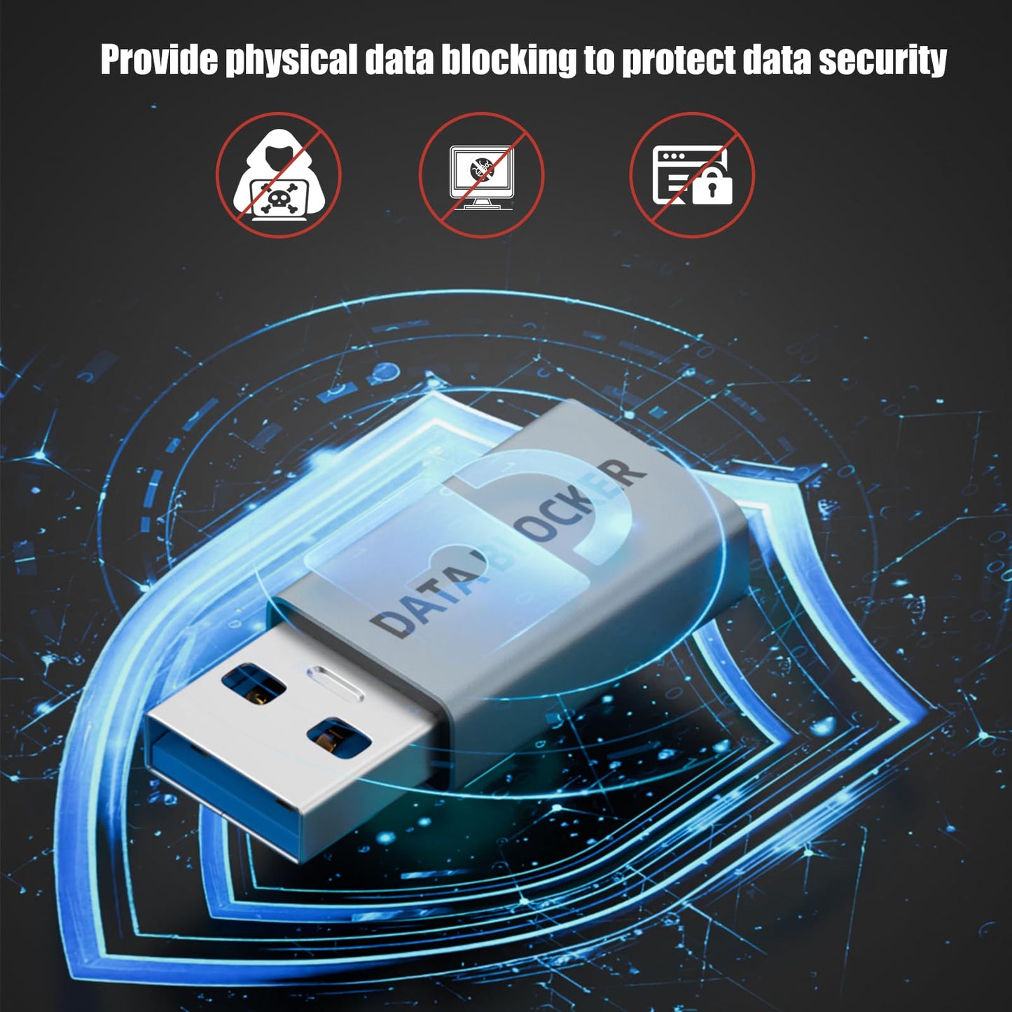Pastall 4-Pack USB Data Blocker & USB C Data Blocker,Protect Against Illegal Downloading and Juice Jacking for Smartphone,PC,Laptop,Tablet,Only…