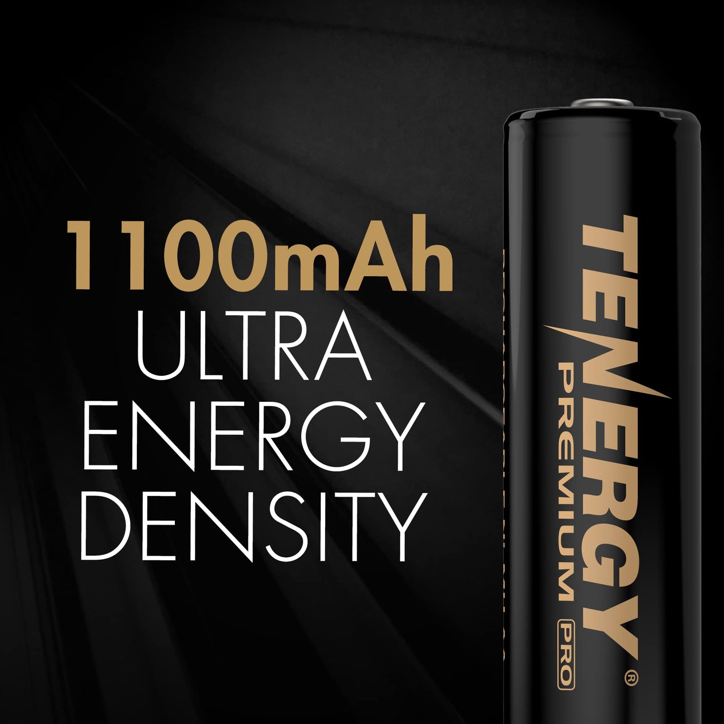 Tenergy Premium PRO Rechargeable AAA 1.2V Batteries, High Capacity 1100mAh NiMH AAA Battery, 24 Pack Rechargeable Batteries