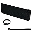 62PCS 8in Adjustable Reusable Cable Straps - Multi-Purpose Microfiber Cord Organizer for Wire Management, Electronics & Accessories