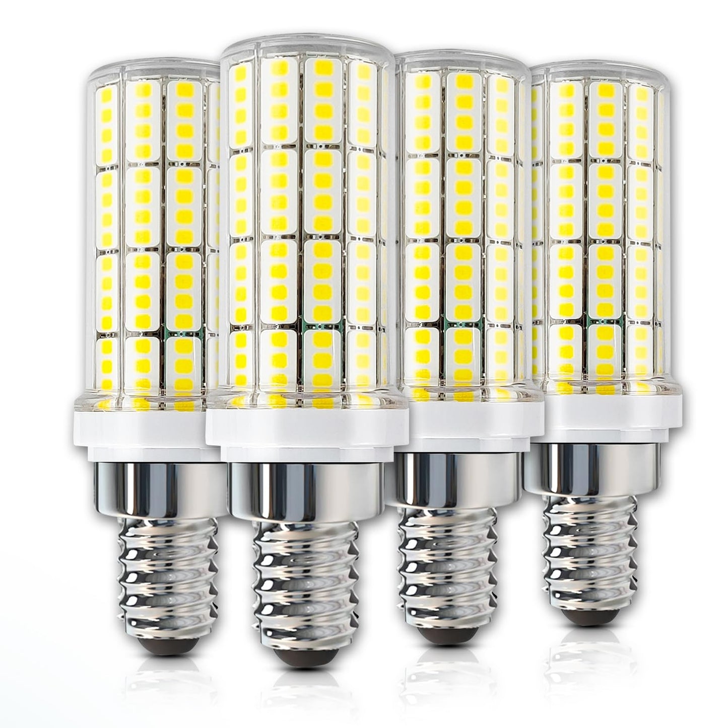 RIUVAO 4 Pack E12 Led Bulb 200w Equivalent Chandelier Light Bulbs Bright E12 LEDs Candelabra Bulb 5000k Daylight White 2500lm Led Light Bulb