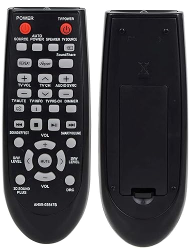 Remote Control Compatible with Samsung HW-D350/ZF HW-D450/XU HW-D550 HW-E350 HW-E450/ZAZZ01 HW-F355/ZA HW-F551 HW-H550 Home Theater Sound Bar System