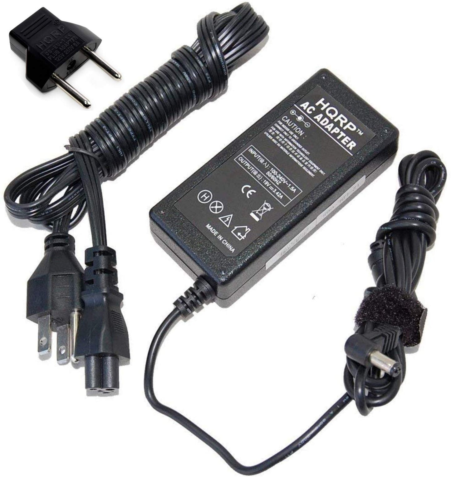 HQRP AC Power Adapter Works with GIGABYTE BRIX Ultra Compact Mini-PC System Barebone Kits BSi3H BSi7H EKi3A BRi5 BKi5T2 BKi7A BXi3, Adaptor Power…