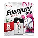 Energizer MAX 9V Battery (1 Pack), 9 Volt Alkaline Batteries