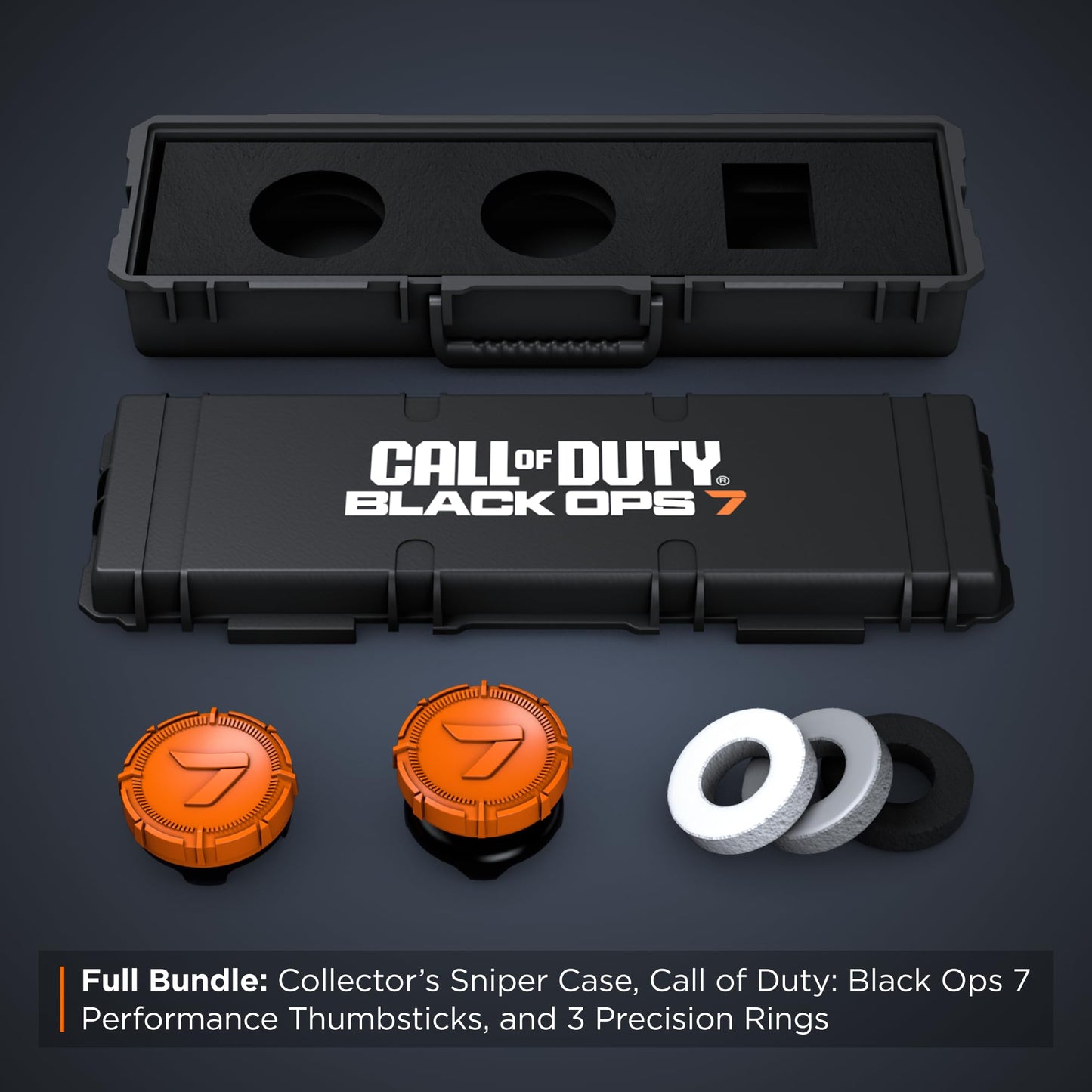 KontrolFreek Call of Duty: Black Ops 7 Aim Boost Kit | Collector’s Edition for PlayStation 5 (PS5), PlayStation 4 (PS4) Controller | Orange and Black