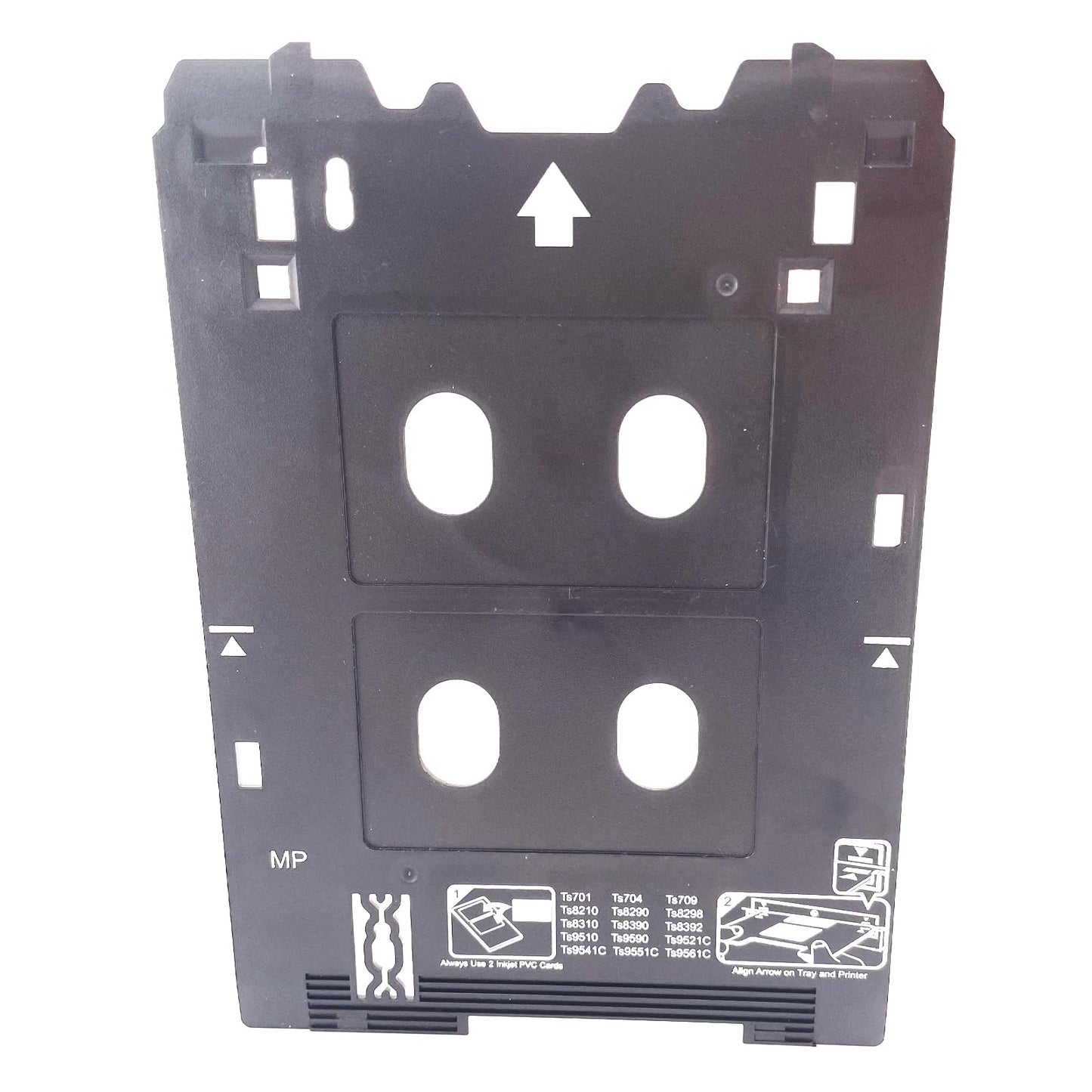 CeaMere Inkjet PVC ID Card Tray for Canon PIXMA TS701 TS702 TS703 TS704 TS705 TS709 TS8220 TS8330 TS82xx, TS83xx, and TS95xx Series Printers (Canon
