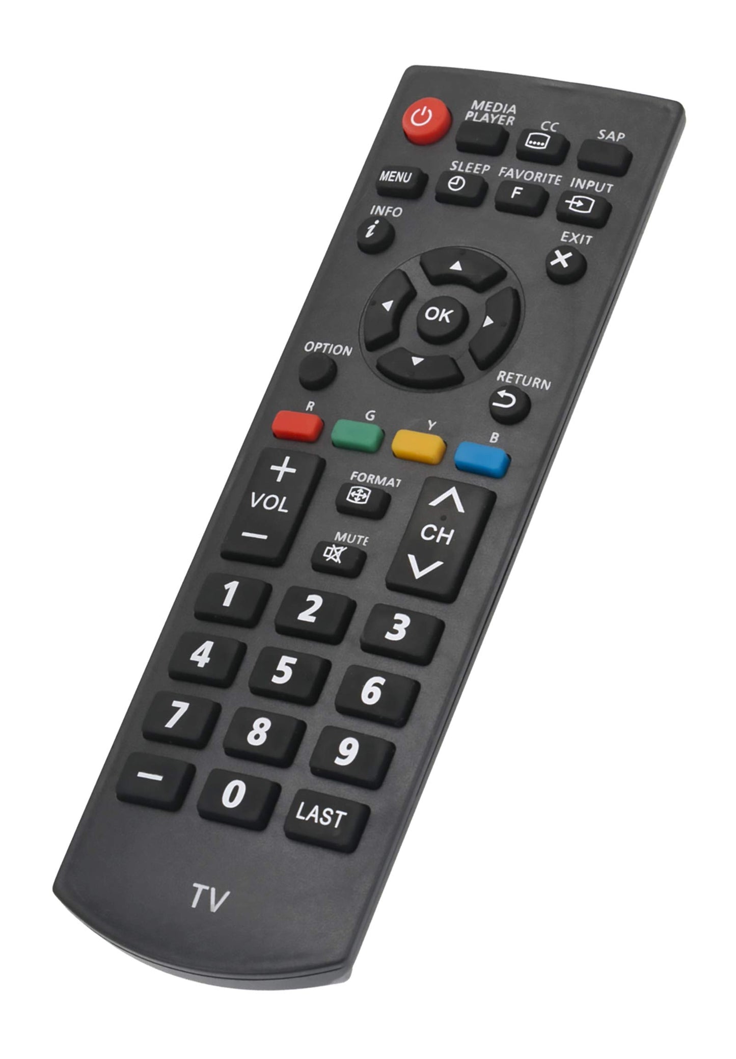 New N2QAYB000820 Replace Remote fit for Panasonic Viera TV TC-L39EM60 TC-L50EM60 TC-P42X60 TH-39LRU6 TH-39LRU60 TH-42LRU6 TH-32LRU60 TH-42LRU60