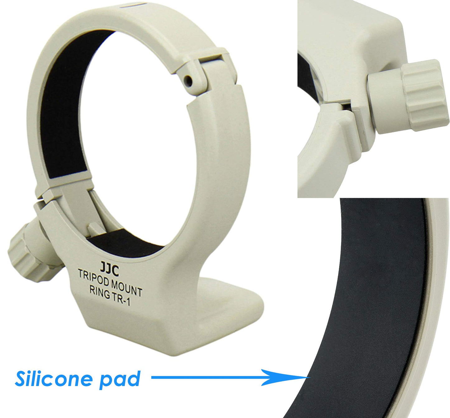 JJC Tripod Collar Mount Ring, Compatible with Canon EF 70-200mm f/4L /EF 70-200mm f/4L is/EF 70-200mm f/4L is II USM Lens, Replaces Tripod Ring A-2