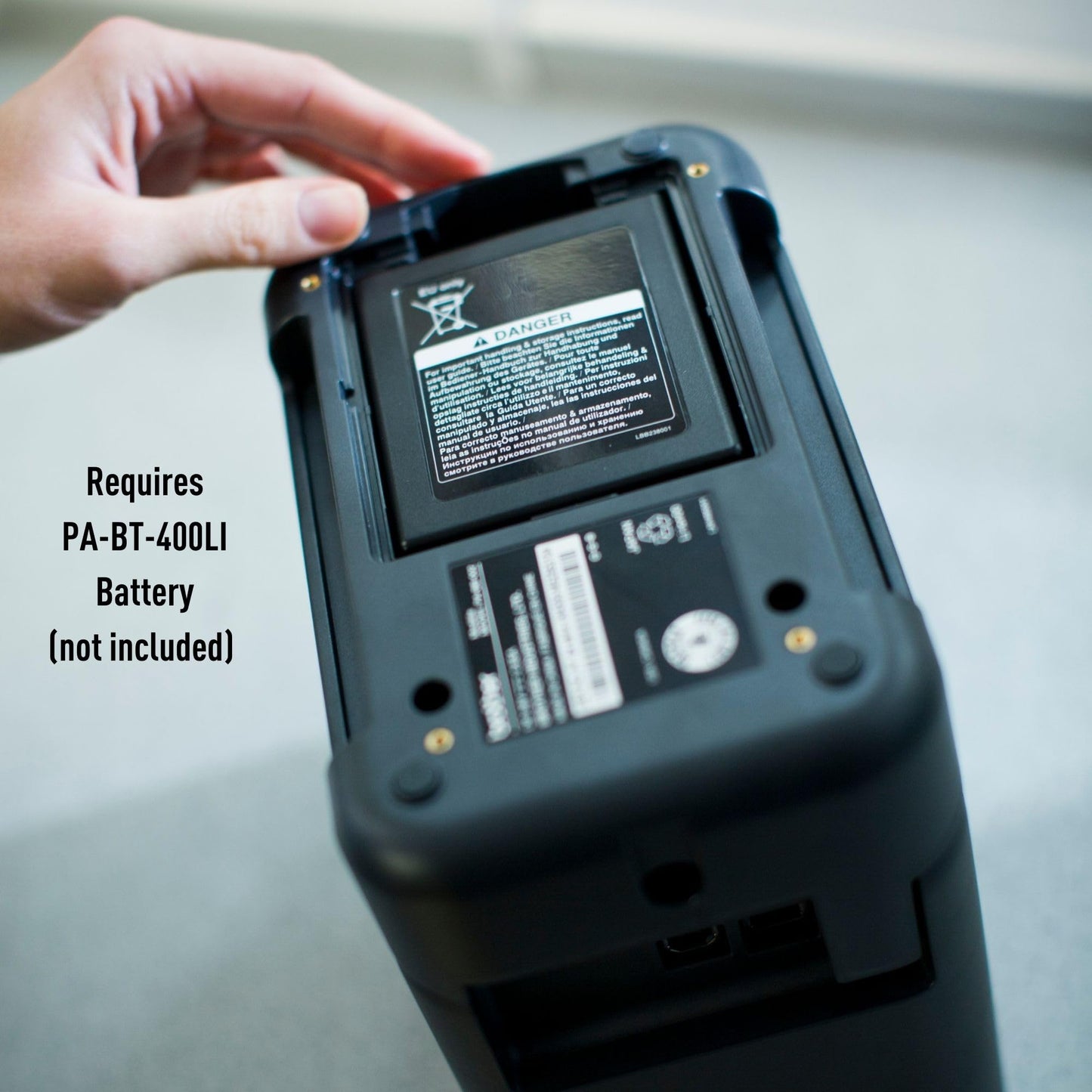 Battery Base Unit for Brother P-Touch Desktop PT-P900 Series
