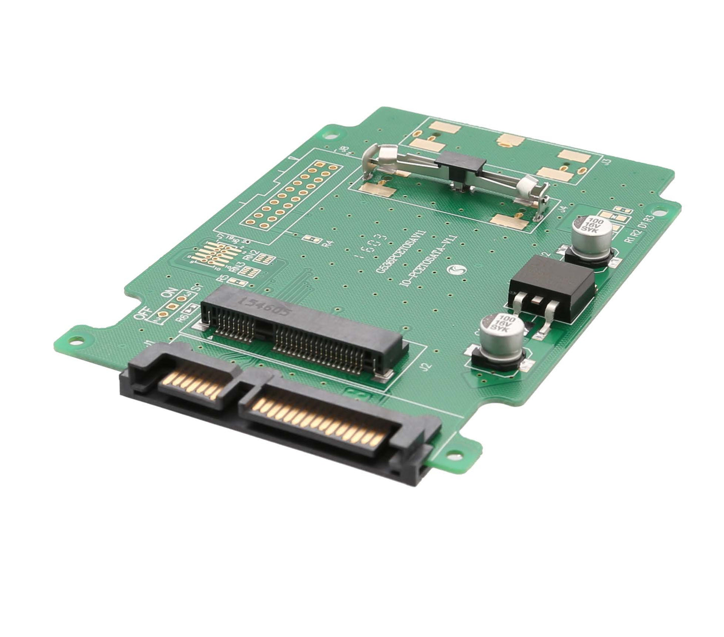 Syba Mini-SATA mSATA 50 mm SSD Connector to SATA III 2.5 Converter Adapter (SY-ADA40050)