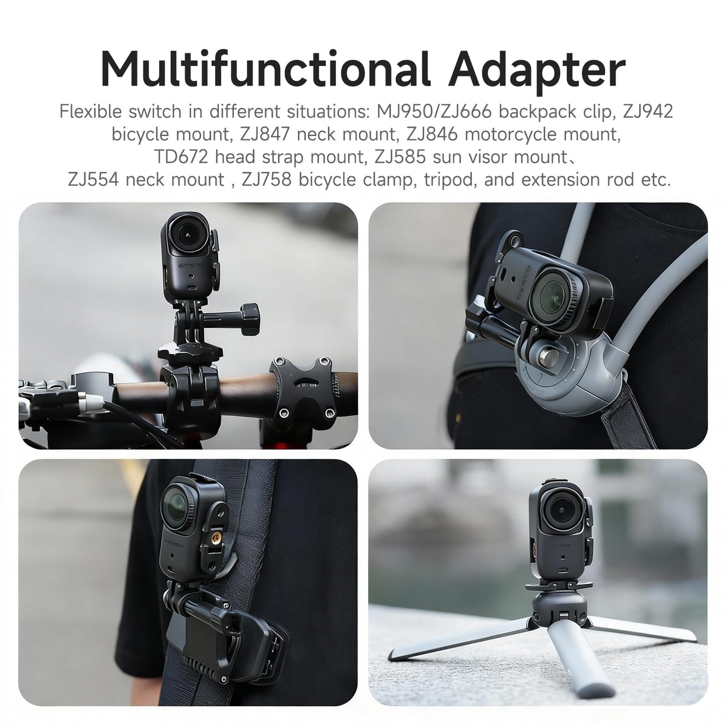 AILENICE Osmo Nano Foldable Vertical-Horizontal Mount Adapter for DJI Osmo Nano Vlogging Camera