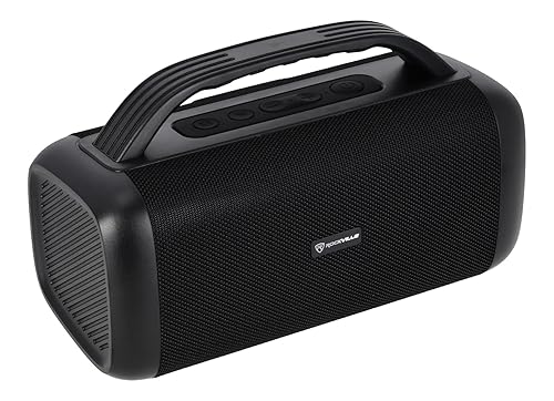 Rockville RPB55 Portable Bluetooth Speaker, 20W RMS, Dual 3.5" Full-Range Drivers, TWS Pairing, USB/TF Playback, Deep Bass, Up to 16-Hour Battery