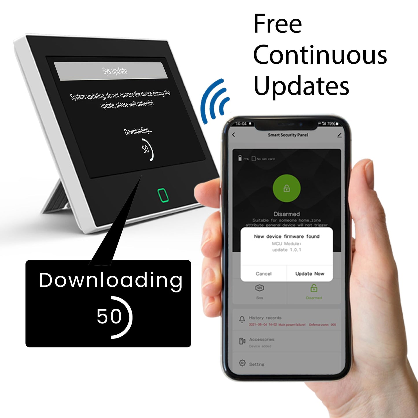 OSI Alarm System Gen 2 (4G), 11pc, DIY, Motion & Entry Sensors, Wireless Siren, Remotes, App & Alexa Compatible Self Monitor(No Monthly Fees) or 24/7