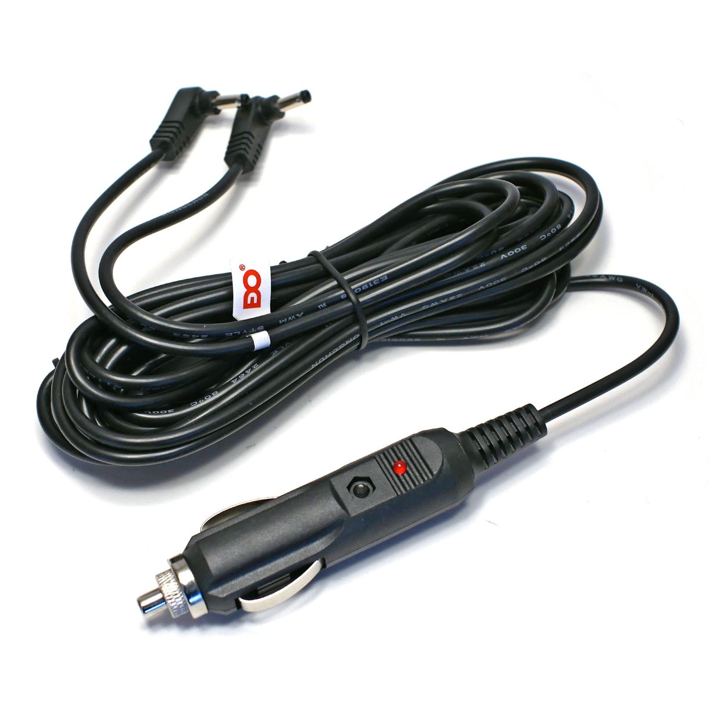 EDO Tech 11' Car Charger Adapter Power Cord for Philips 7 9 10 inches Dual Screen Headrest Portable DVD Player Pet9402/37 Pet708/37 Pd7012/37