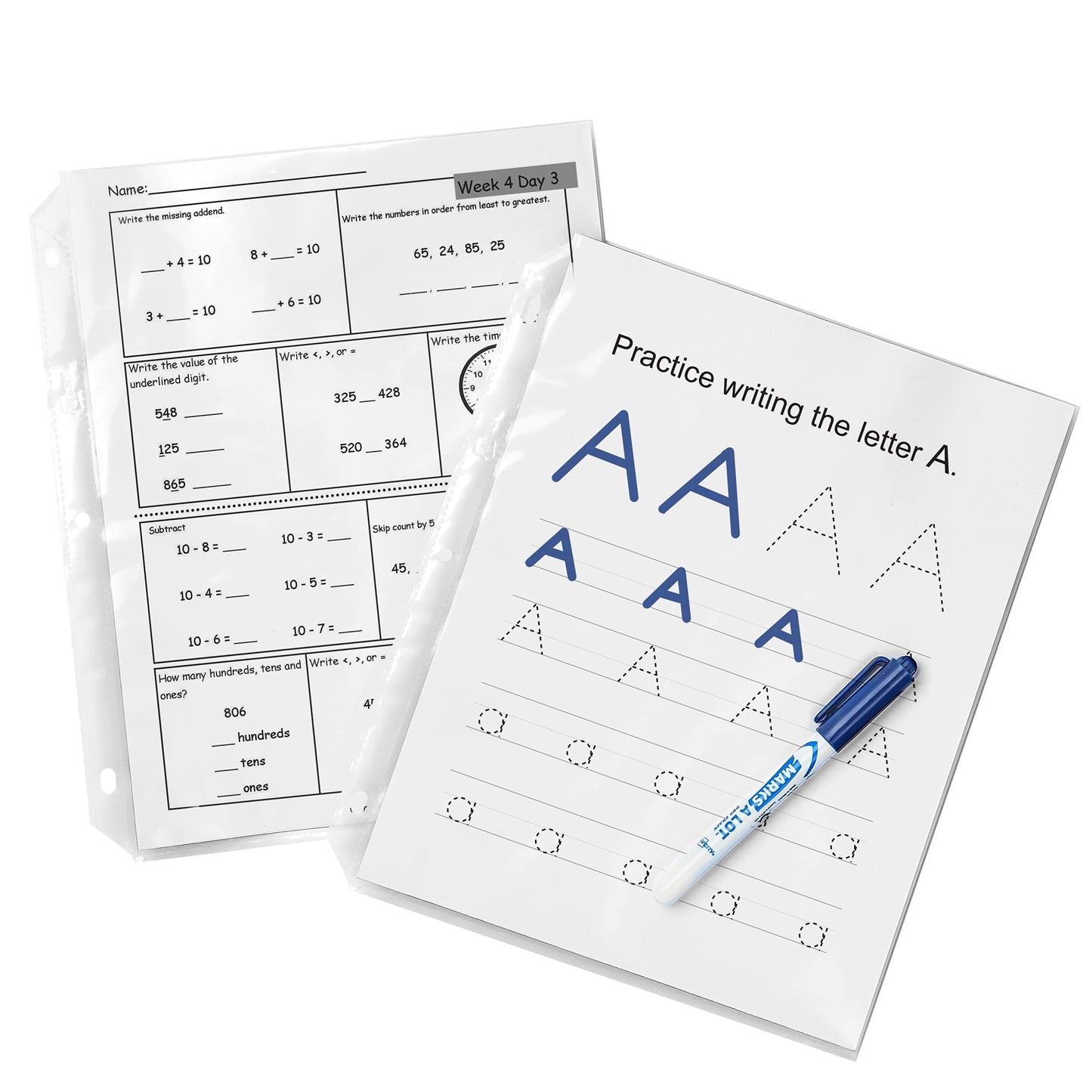 Avery Diamond Clear Heavyweight Sheet Protectors, Easy Load, 200 Document Protectors (74400)