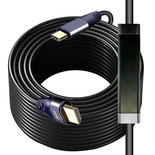 YOTETION USB C to HDMI Cable 60FT with IC, 4K@60HZ Type-C to HDMI for MacBook Pro/Air, iMac, Galaxy S20 S10 S9 S8, Surface, Dell, HP, MacBook Pro