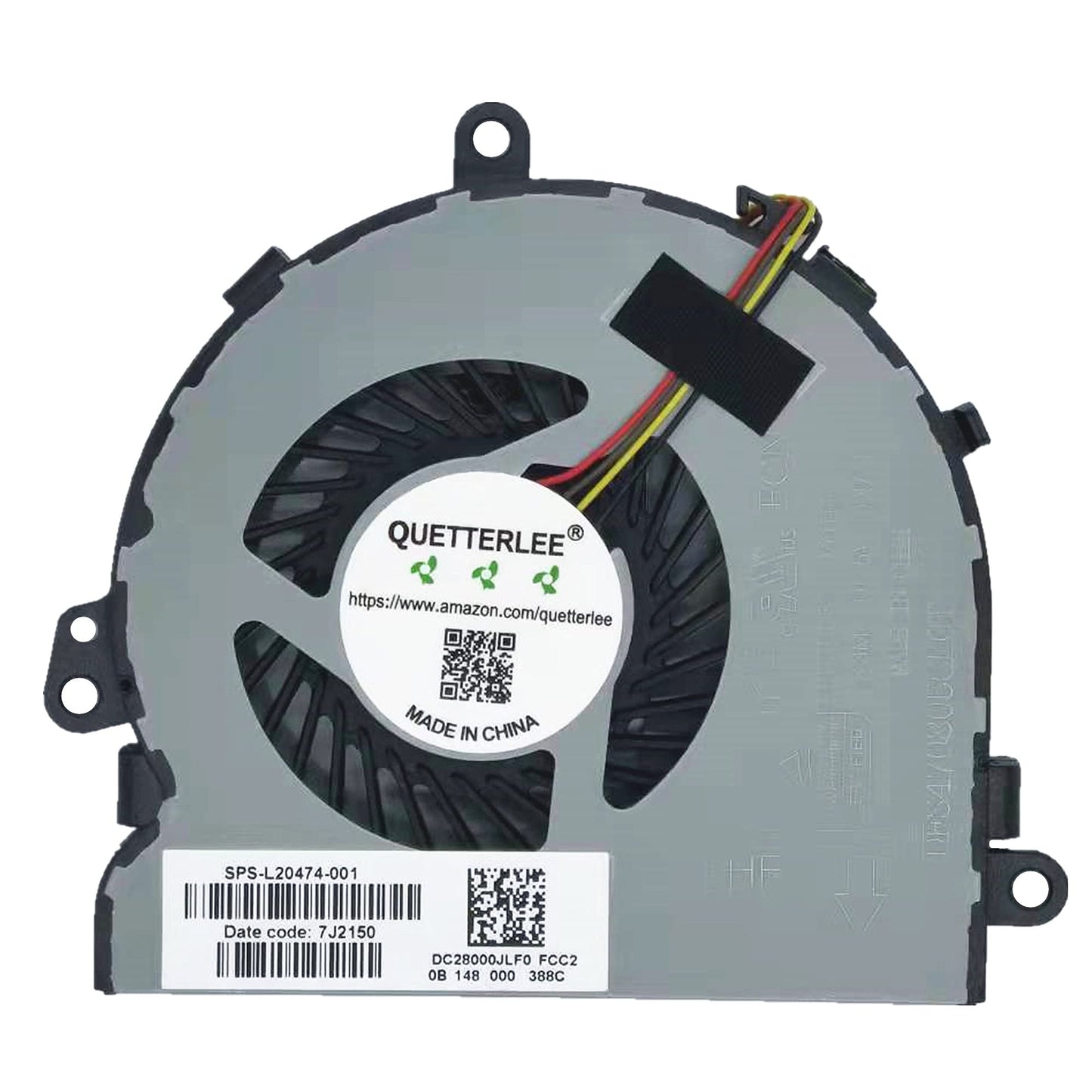 New CPU Cooling Fan for HP 4-PIN 15-AC 15-AY 15-AF 15-BA 15-BS 15-BE 15-BF 15-BD 15-BW 15-ACXXX 15-AFXXX 15-BSXXX 15-AYXX 250 G4 255 G4 14-R020